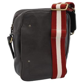 Borsa a Spalla BALLY in Pelle Marrone Oro Auth 189939