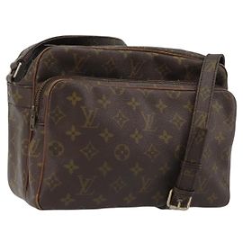 LOUIS VUITTON Borsa a Spalla Monogram Nile M45244 LV Auth 187879