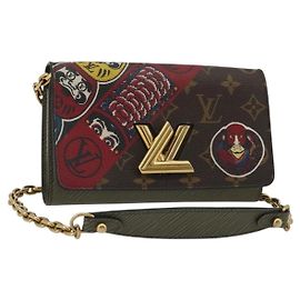 LOUIS VUITTON Monogram Kabuki Epi Portefeuille Twist Wallet M67260 Auth 189564SM