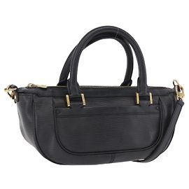 LOUIS VUITTON Epi Danura PM Handtasche 2way Schwarz M58912 LV Auth 189742A