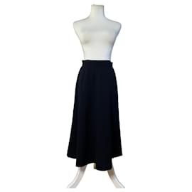 Falda vintage Chloe de mezcla de lana azul marino L - Chloé
