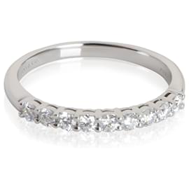 Tiffany & Co. Platinum Diamond Tiffany Forever Band