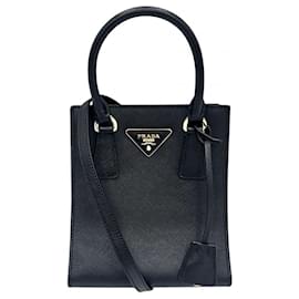 Prada Mini-Tote-Bag mit Dreieckslogo für Damen
