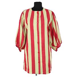 Autre Marque Vestido La Veste de algodón verde Talla L