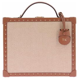 Autre Marque Clutch in rafia AERIN X TANNER KROLLE beige