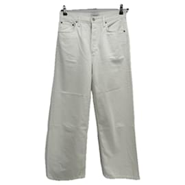 Vaqueros Agolde blancos de algodón talla 26