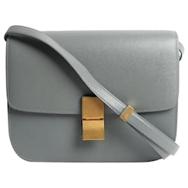 Borsa a tracolla in pelle azzurro chiaro - Céline