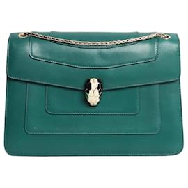 Bulgari Borsa a tracolla Serpenti Forever verde