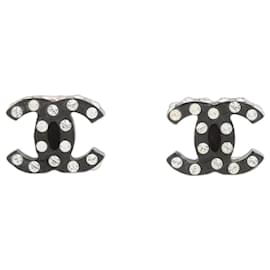 Chanel Orecchini Black Coco Mark 04A con strass