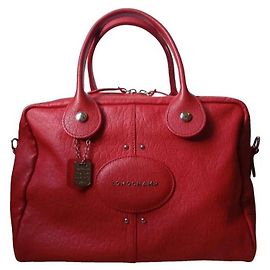 Longchamp Handtasche aus rotem Leder