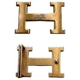 Hermès H Buckle Gold-Tone Metal