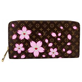 Cartera larga para mujer Louis Vuitton - LV x TM Zippy Cherry Blossom