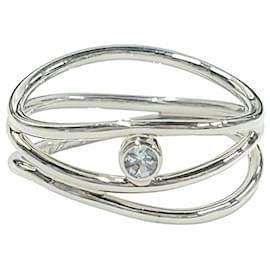 Tiffany & Co. Wave Ring aus Sterlingsilber 925 und Aquamarin