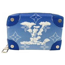 Louis Vuitton Monogram Coin Purse in Blue