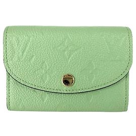 Louis Vuitton Women's Bi-fold Wallet in Green