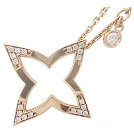 Collana con pendente in diamante oro rosa Louis Vuitton