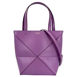 Borsa a mano mini Puzzle Fold Tote da donna Loewe