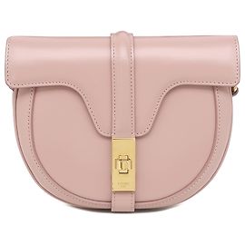 Céline Celine Besace 16 in pelle di vitello rosa, piccola, crossbody