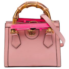 Borsa Gucci Diana Mini in pelle di vitello rosa