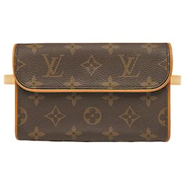 Pochette Florentine Louis Vuitton Marrone Monogram