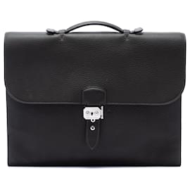 Hermès Borsa Togo Sac A Depeches Verso 38 Marrone