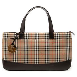 Borsa in tela Burberry Beige Haymarket Check