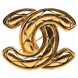 Broche Chanel Coco Mark Matelassé