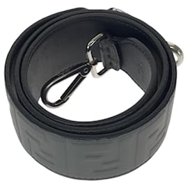 Fendi Strap You Grey Leather Shoulder