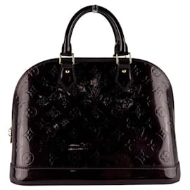 Borsa Louis Vuitton Alma PM Monogram Vernis Amarante
