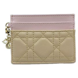 Tarjetero Lady Freesia en piel de cordero Christian Dior