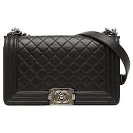 Borsa a Spalla Chanel Boy Matelassé Coco Mark Chain
