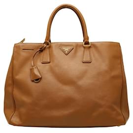 Borsa Tote con Placca Logo Triangolo Prada