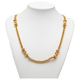 Collana a catena Chanel Vintage placcata oro