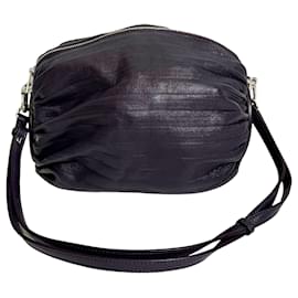 Pochette Bracelet Plissé Loewe in Pelle Viola