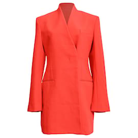 Salvatore Ferragamo Blazer sagomato Ferragamo in lana rossa