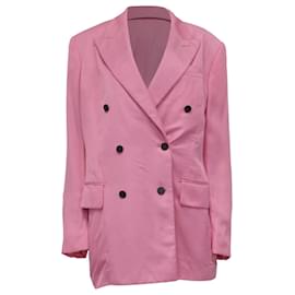 Tom Ford Doppelrevers-Blazer aus rosa Viskose