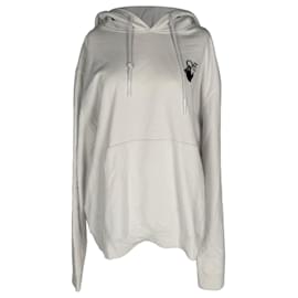 Off White Off-White Degrade Arrow-Print Hoodie aus weißer Baumwolle