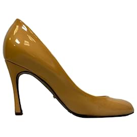 Décolleté Sergio Rossi in vernice beige