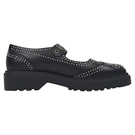 Ballerine Mary Jane D-Society per bambina in pelle nera decorata - Dior