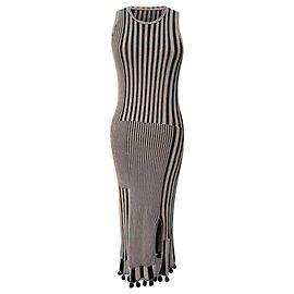 Altuzarra gestreiftes Bandage-Kleid aus mehrfarbiger Viskose