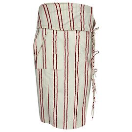 Jupe midi Obi en coton blanc Altuzarra