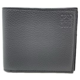 Portefeuille bifold en cuir de veau grainé souple Loewe