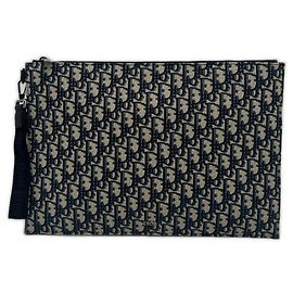 Pochette Clutch Christian Dior Oblique Jacquard A4
