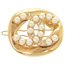Clip per capelli Chanel Coco Mark Gold