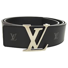 Louis Vuitton LV Initials Reversibler Ledergürtel Schwarz