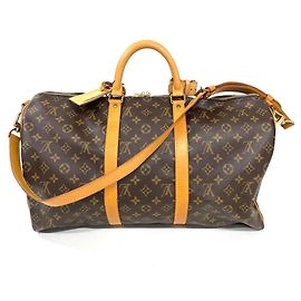 Louis Vuitton Keepall 50 Bandoulière Boston Bag