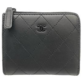 Cartera Compacta/Monedero Chanel So Black