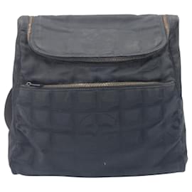 Zaino in nylon nero Chanel New Travel Line Coco Mark