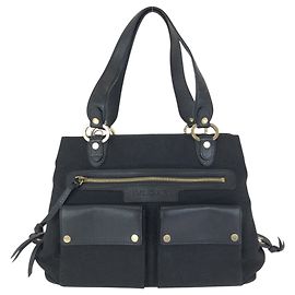 Bulgari Bvlgari Logomania Maxi Letter Tote Bag Schwarz