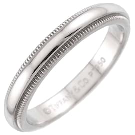 Anillo de banda de platino Milgrain Tiffany & Co.